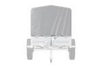 Rammedeksel h-800 UNITRAILER presenning for tilhenger 200x106cm HAGE 200 KIPP