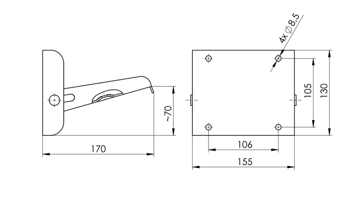 STEELPRESS SP-01 hengertrinn, sammenleggbar trinnplattform