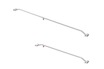 Flat presenningsfeste for ProPlus-tilhenger 340918 justerbar 132–204 cm