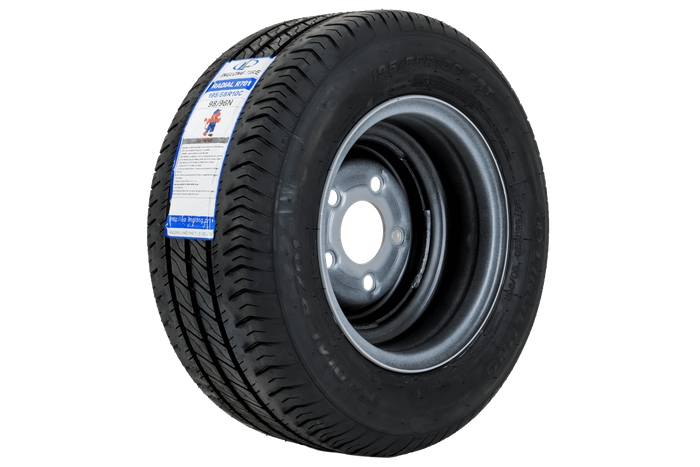 Forsterket hjul for tilhenger DEKK LINGLONG 195/55 R10C 98/96N FELG UNITRAILER 6Jx10"H2 5x112 ET:-4
