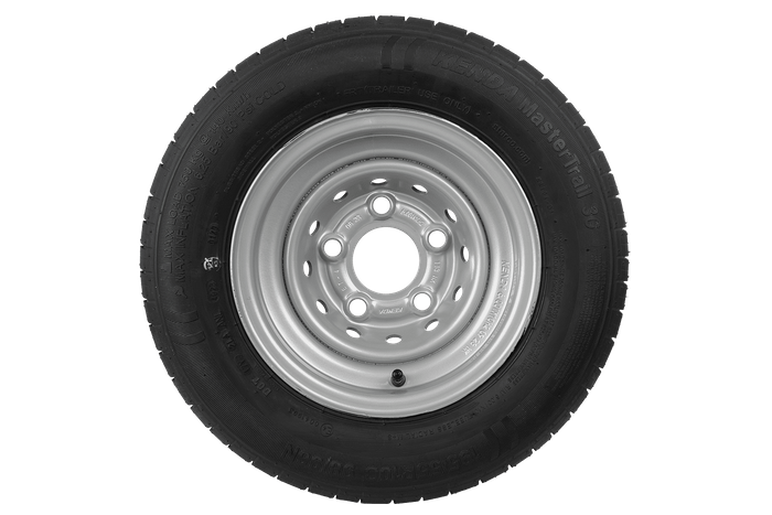 Forsterket hjul til henger KENDA DEKK 195/55 R10C 98/96N KENDA FELG 6Ix10"H2 5x112 ET:-4