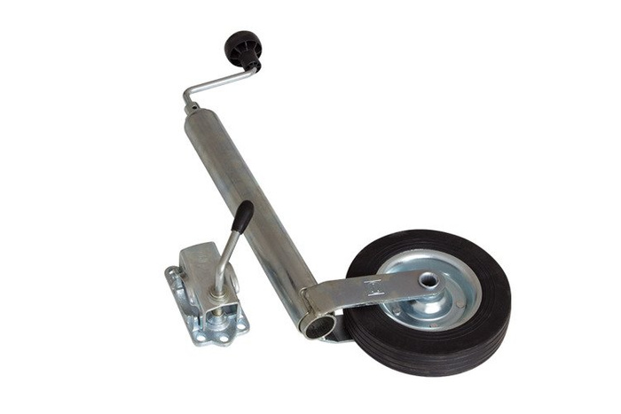 Støttehjul med støpejernsklemme WINTERHOFF ST48-200VB+KLE48-G 150kg 48mm 505-725mm