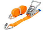 UNITRAILER 4m/25mm/1t oransje transportbånd med strammer