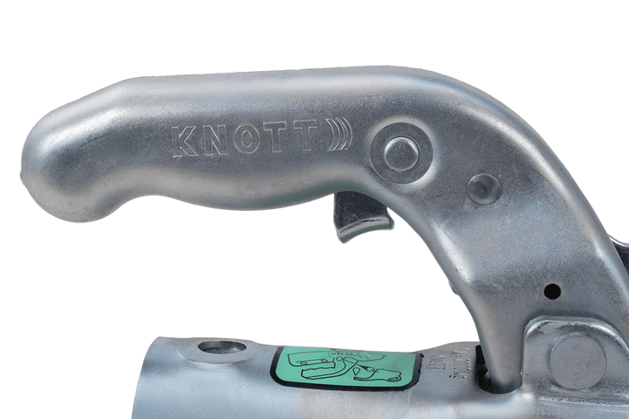 KNOTT K20-B kulekobling for 2000 kg tilhenger med 45 mm rørdrag, støpejern
