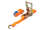 UNITRAILER 3m/25mm/1t oransje transportbånd med strammer