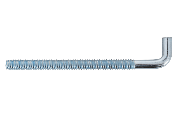 DROMET HP M8x120 konstruksjonskrok med vinklet ende (rett)