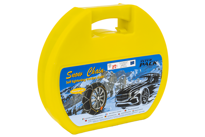 Inter Pack KNS 100 snøkjettinger - 9 mm med selvstrammingsenhet