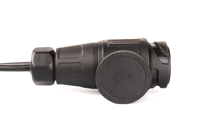 MANTES elektrisk installasjon, tilhenger trekkvogn sele, 5,5 m, 13 PIN støpsel, 2x 5 PIN bajonetter