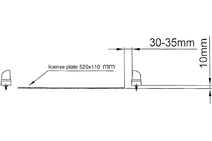 Fristom FT-022/1 skiltbelysning