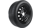 Forsterket hjul for tilhenger LINGLONG DEKK 195/50 R13C 104/101N UNITRAILER FELG svart 5,5Jx13"H2 5x112 ET:30