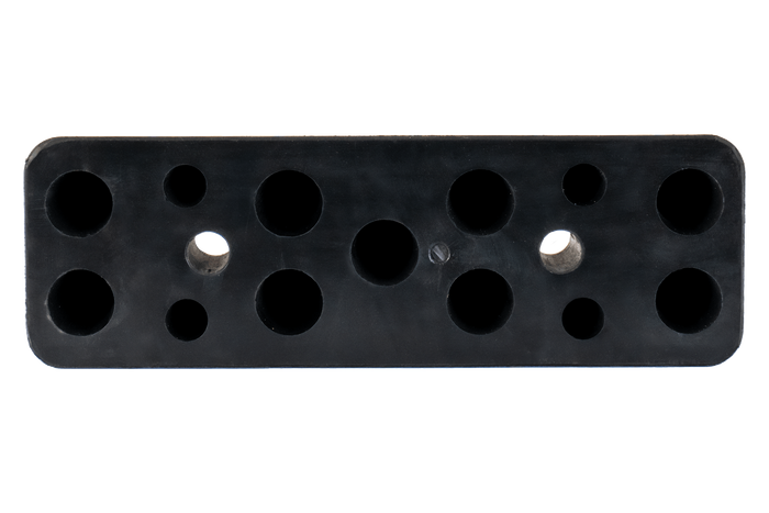 Gummistøtfanger / rektangulær støtfanger 24,5x8x9 cm