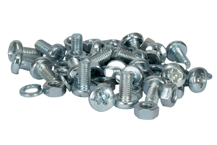 Et sett med skruer for H-800-rammen