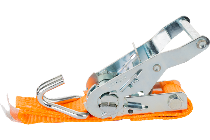 UNITRAILER 4m/25mm/1t oransje transportbånd med strammer
