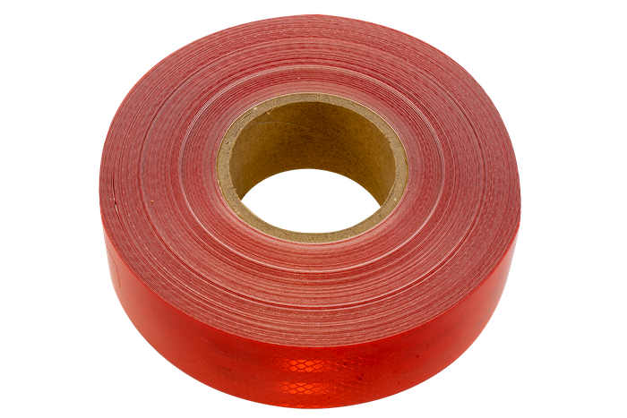 Kontur reflekterende tape rød - hel rull