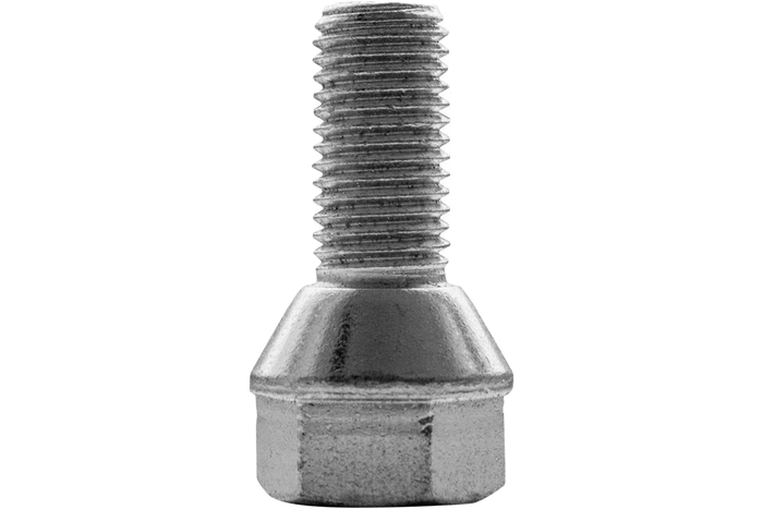 Sett med 8 koniske skruer med flens for ubremset aksel opp til 750 kg