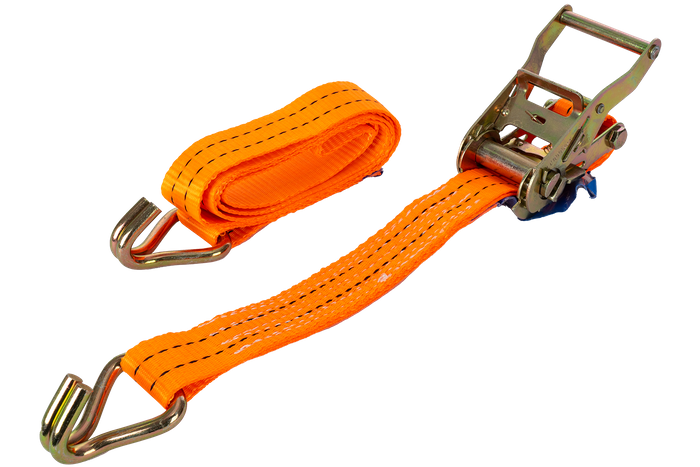UNITRAILER 2m/35mm/2t oransje transportbånd med strammer