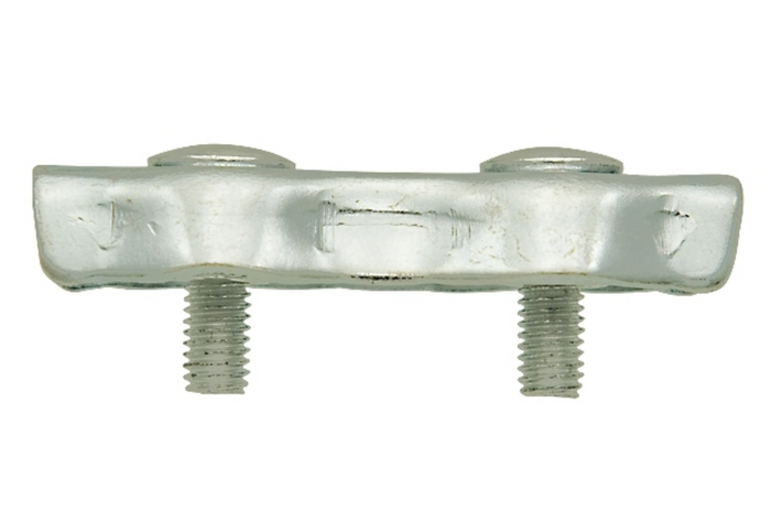 DROMET ZLS.4 dobbel sadeltauklemme for 4 mm tau