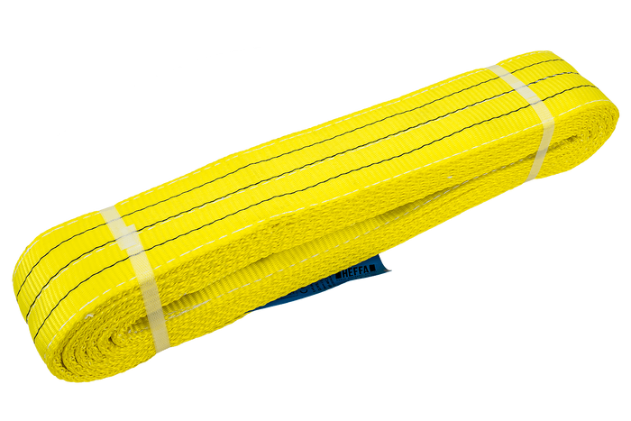 HEFFA kranbelte 6m/90mm/3t med løkker