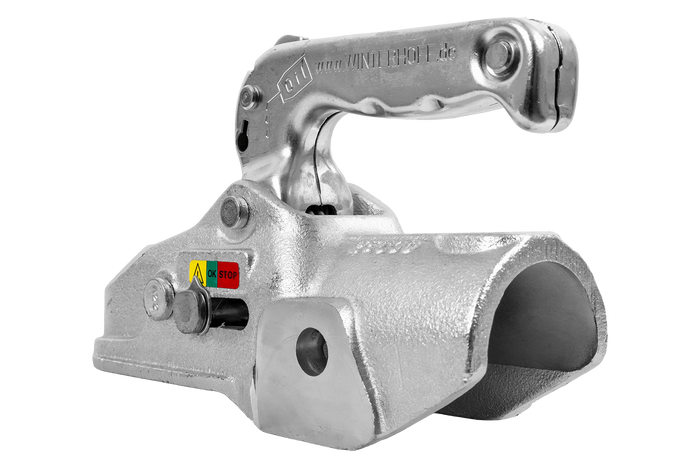 WINTERHOFF WW 350-RB-K1414 kulekobling for 3500 kg tilhenger med 50 mm rørdrag, støpejern