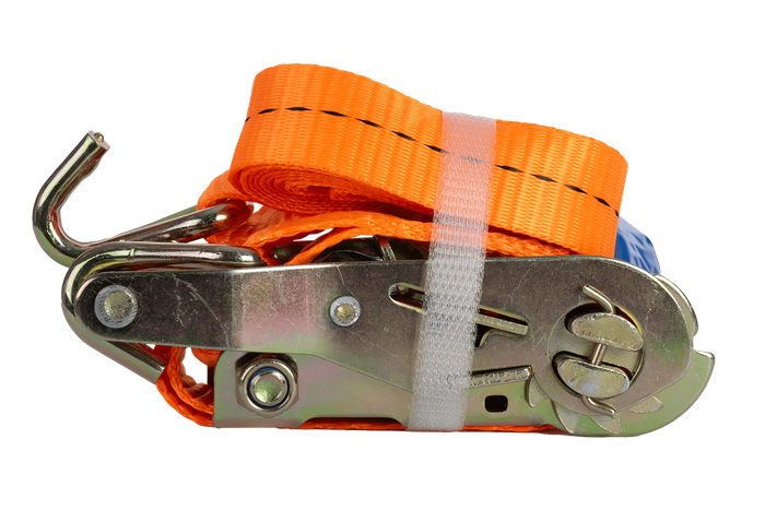 UNITRAILER 2m/25mm/1t oransje transportbånd med strammer