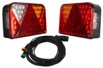 DOBPLAST DPT35 LED-baklykter + MANTES 7m 7-PIN ledningsnett