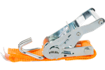 UNITRAILER 4m/25mm/1t oransje transportbånd med strammer