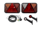 Lyssett: FRISTOM LED-baklys + HORPOL LED-sidemarkeringslys + MANTES 7m 13-PIN sele