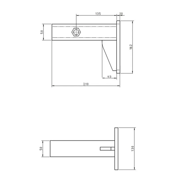 AHAKA hengerfeste med kule høydejustering 50mm 3500kg