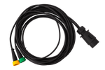 ASPÖCK 58-1022-087 elektrisk installasjon tilhengerledning 4,5 m 7PIN-plugg bajonetter 2x5PIN