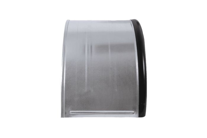 Dobbelskjerm for tilhenger 16-17,5" DOMAR DK7135 hjulbue 1000/450 mm metall med gummikant