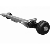 KNOTT VGB13-M bremset aksel for tilhenger/bærer 1350 kg 1300 mm 1770 mm 5x112