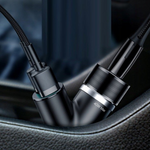 BASEUS Y Type 2xUSB Billader, Sigarettenneruttak 40W