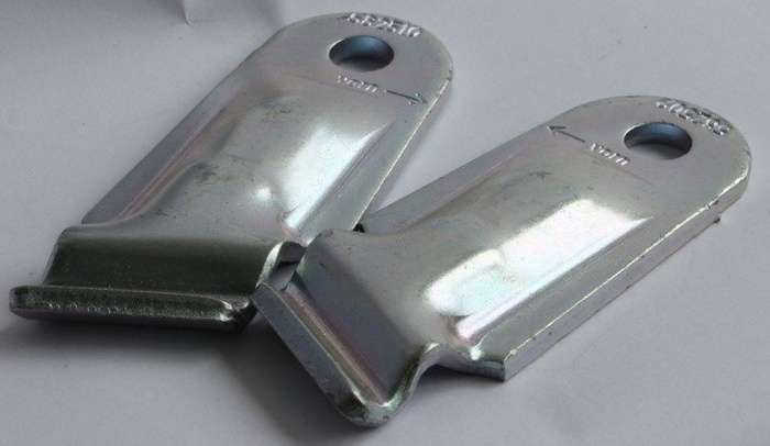 Sett: 2x AL-KO Octagon blå støtdemper 1350-2700 kg + 2x sett med AL-KO håndtak