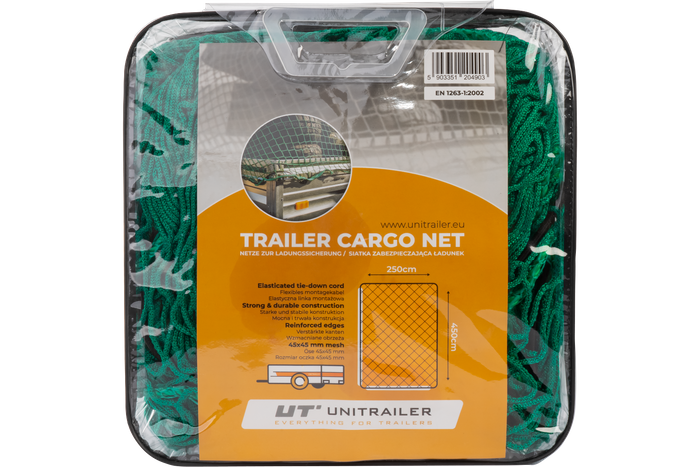 UNITRAILER sikkerhetsnett for tilhengere - størrelse 2,5 x 4,0 m