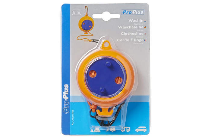 ProPlus 362102 uttrekkbar klessnor, 8 m