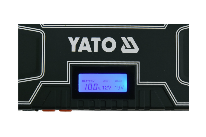YATO YT-83082 powerbank 12000mAh med LCD-skjerm