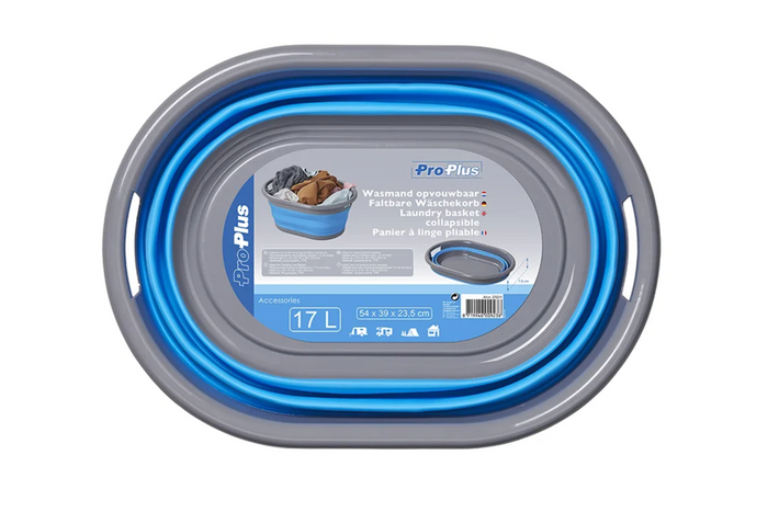 ProPlus 370311 Skittentøyskurv Sammenleggbar Camping- og Reisekurv 17L