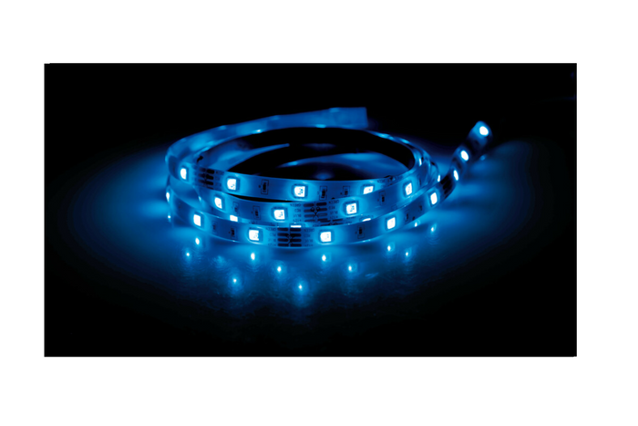 RGB LED-stripe med selvklebende tape LAMPE 12/24V 200 cm