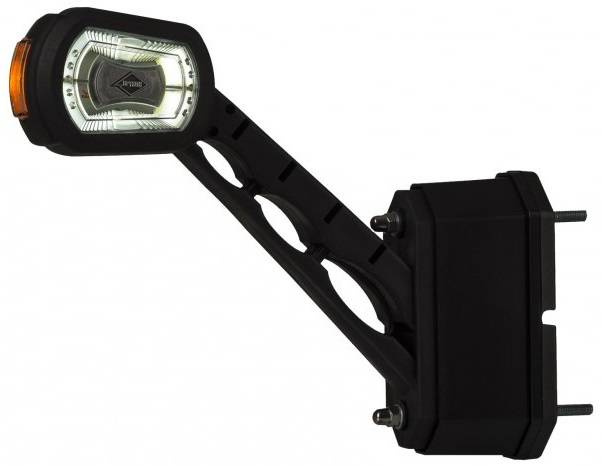 HORPOL LDCC 2714 LED høyre markeringslampe på gummiarm, med ryggesensor