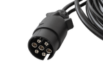ASPÖCK elektrisk installasjon tilhenger sele 5 m 7 PIN plugg bajonetter 2x 5 PIN