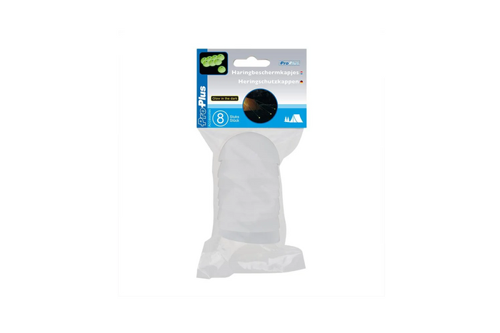 Sett med åtte beskyttende pluggdeksler ProPlus 361760 fluorescerende deksler 55 mm