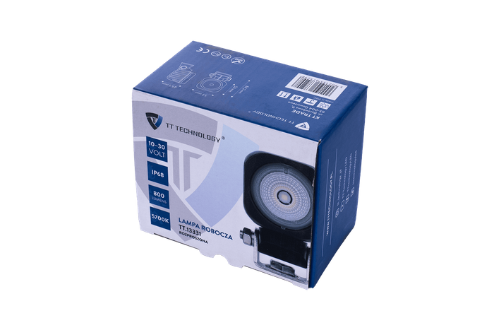 LED-arbeidslampereflektor TT TECHNOLOGY TT.13331 1xLED 800lm firkantet
