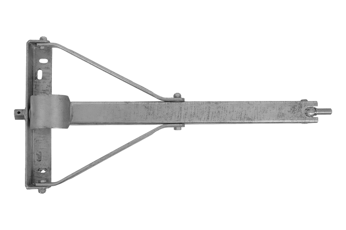KNOTT 6X1197.007 uttrekkbar hjørnestøtte for tilhenger 1100 kg 498 mm