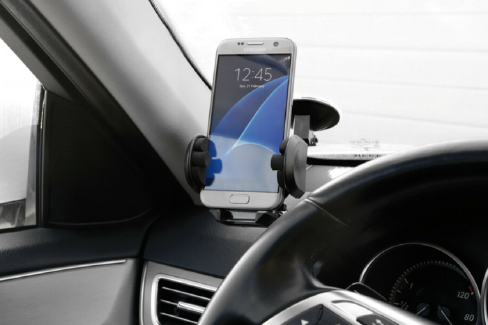 Telefonholder LAMP Multiholder 2 i 1, sugekopp- eller luftventilfeste