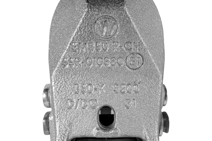WINTERHOFF WW 350-RCH-1616 kulekobling for 3500 kg tilhenger med 60 mm rørdrag, støpejern
