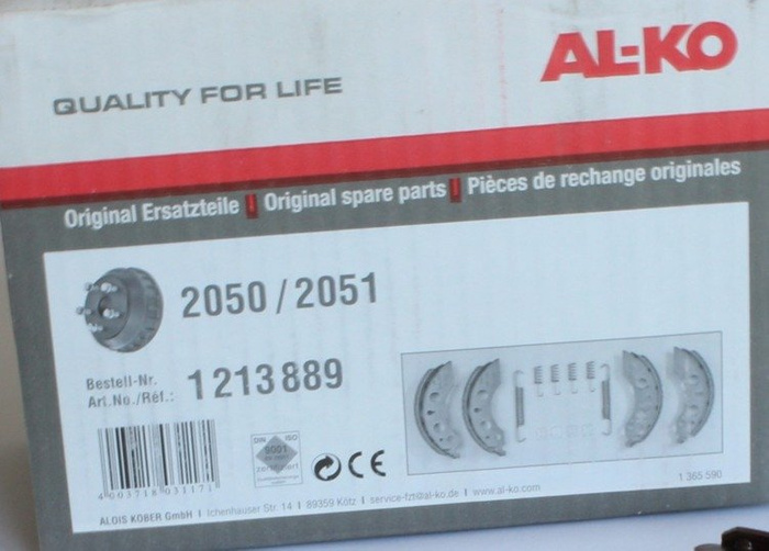 Bremsesko AL-KO 2050/2051 200x50