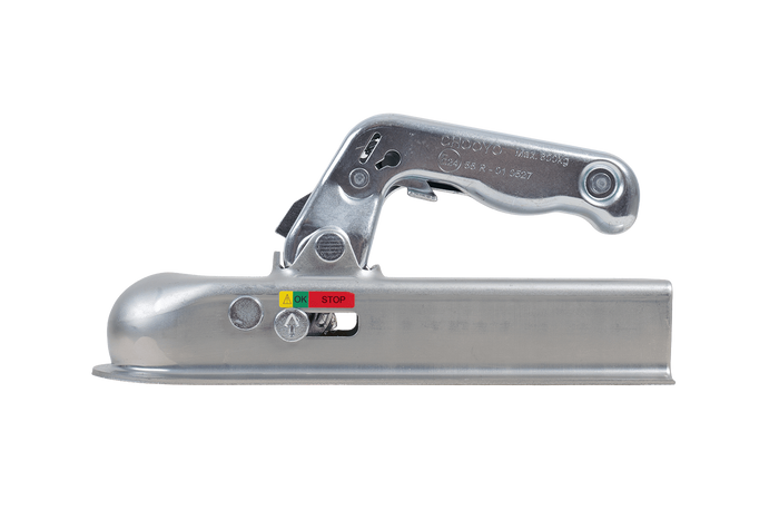 CHOOYO JD.00.53.001 kulekobling for 800 kg tilhenger med 50 mm firkantet dragstang
