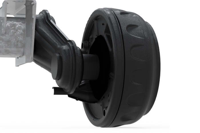 KNOTT VGB13M bremseaksel for tilhenger / bergingsbil 1350kg 900mm 1350mm 5x112