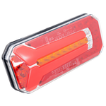 WAŚ W150DD LED-baklykt med 6 funksjoner, universal 