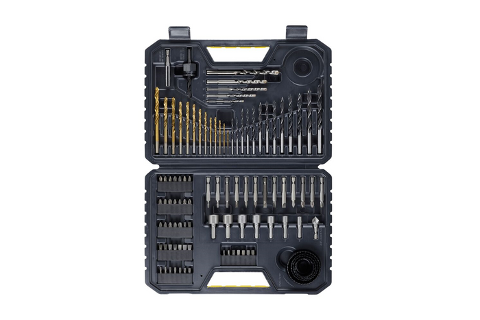 Sett med bor og bits 100 deler STANLEY STA7205-XJ